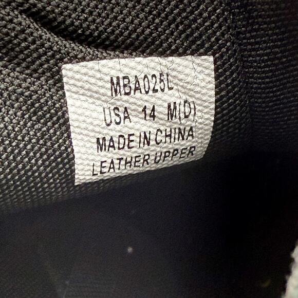 Propet Mens Brock Ankle Boot US 14 M EU 48 Black Leather Dual Zipper EUC main image 5